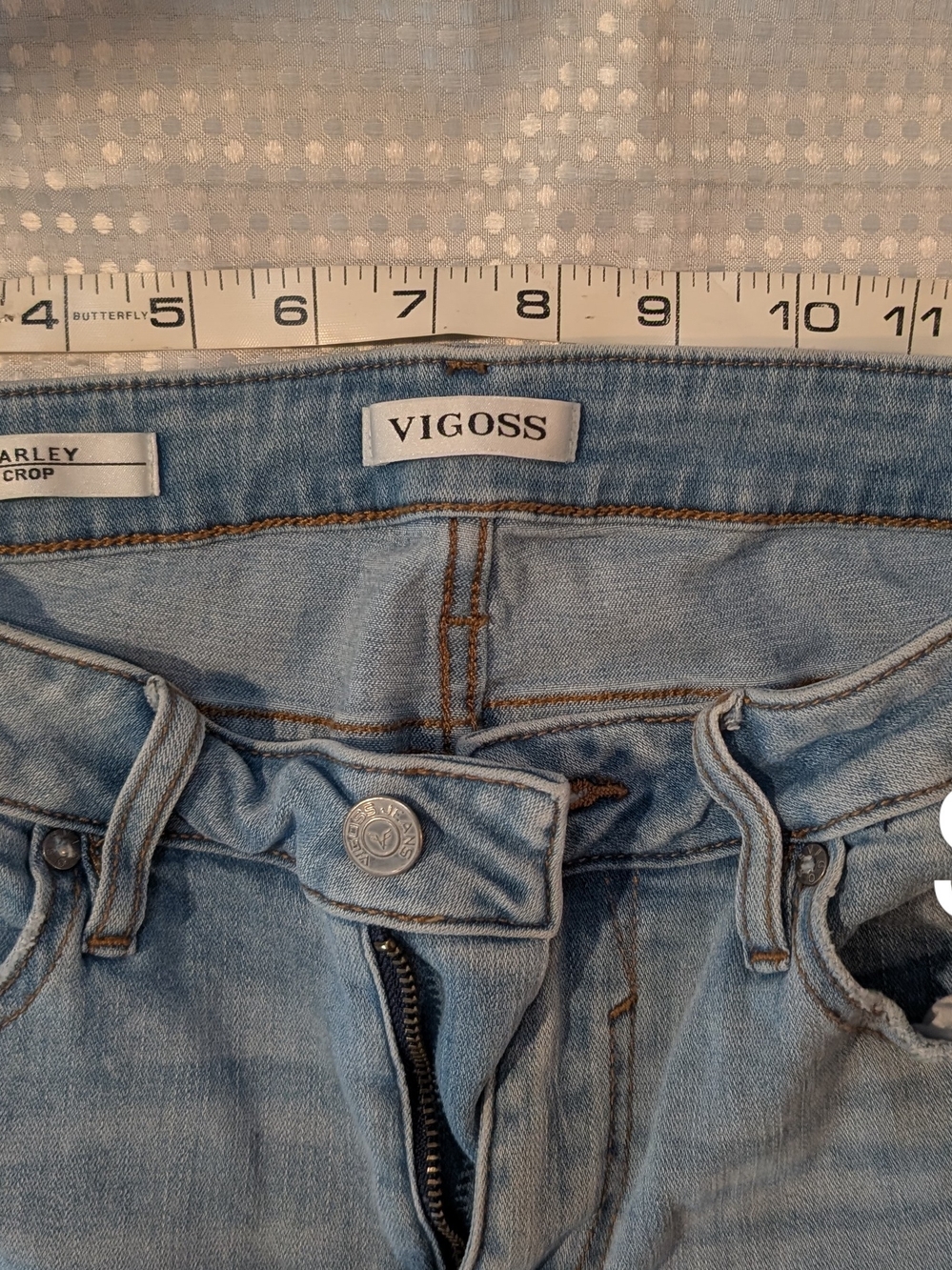 Vigoss Light Blue Women’s Jeans - Classic Crop